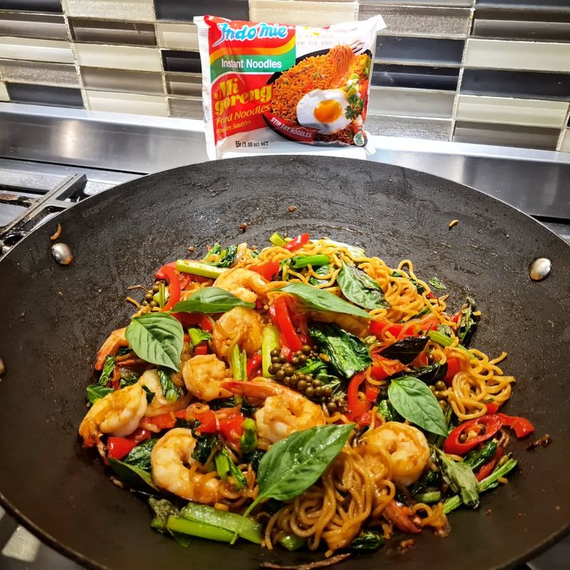 Spicy Thai Basil Noodles