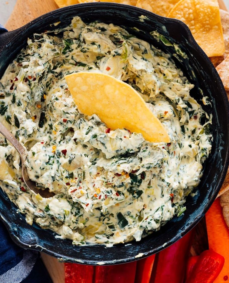 Spinach Artichoke Cream Cheese Dip