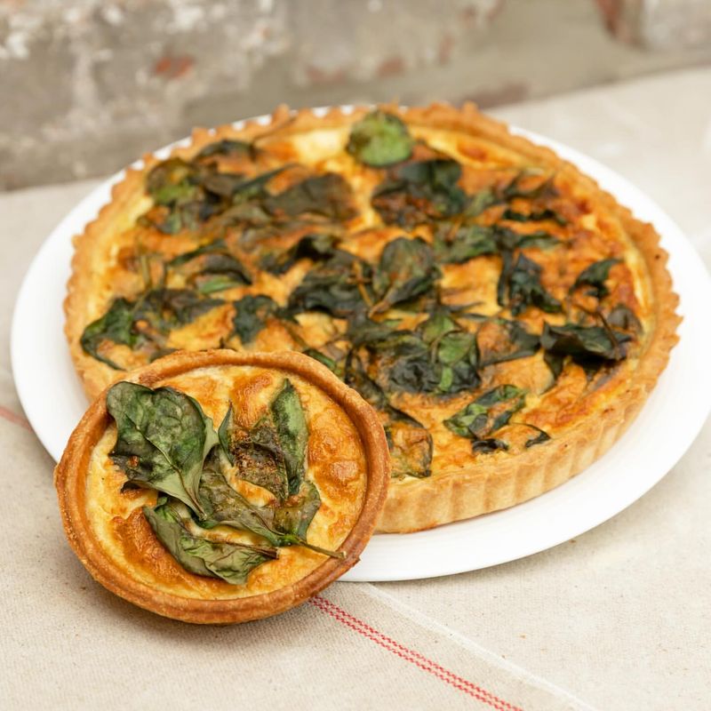 Spinach and Feta Quiche