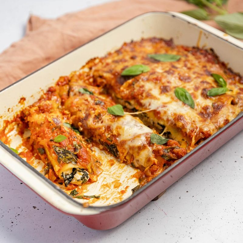 Spinach and Ricotta Cannelloni