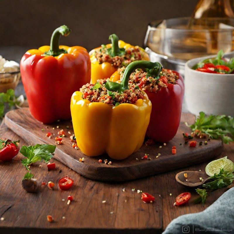 Spinach and Ricotta Stuffed Peppers