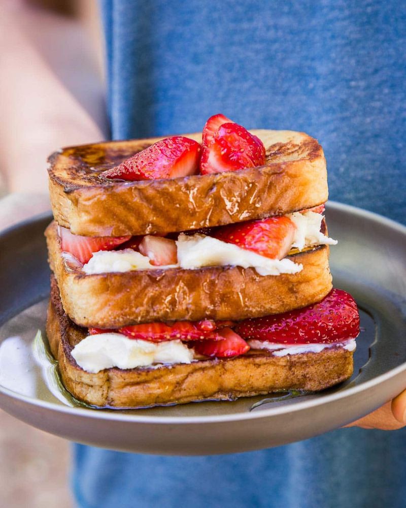 Stuffed French Toast with Cream Cheese