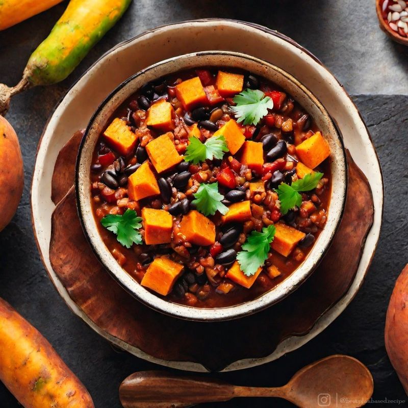 Sweet Potato and Black Bean Chili