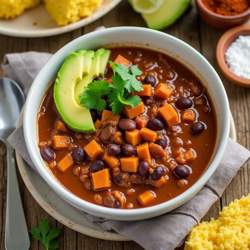 Sweet Potato and Black Bean Stew