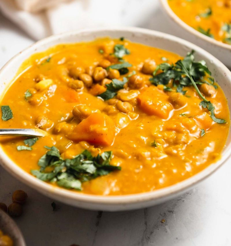 Sweet Potato and Lentil Curry