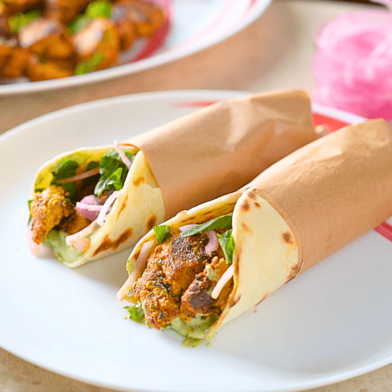 Tandoori Chickpea Wrap