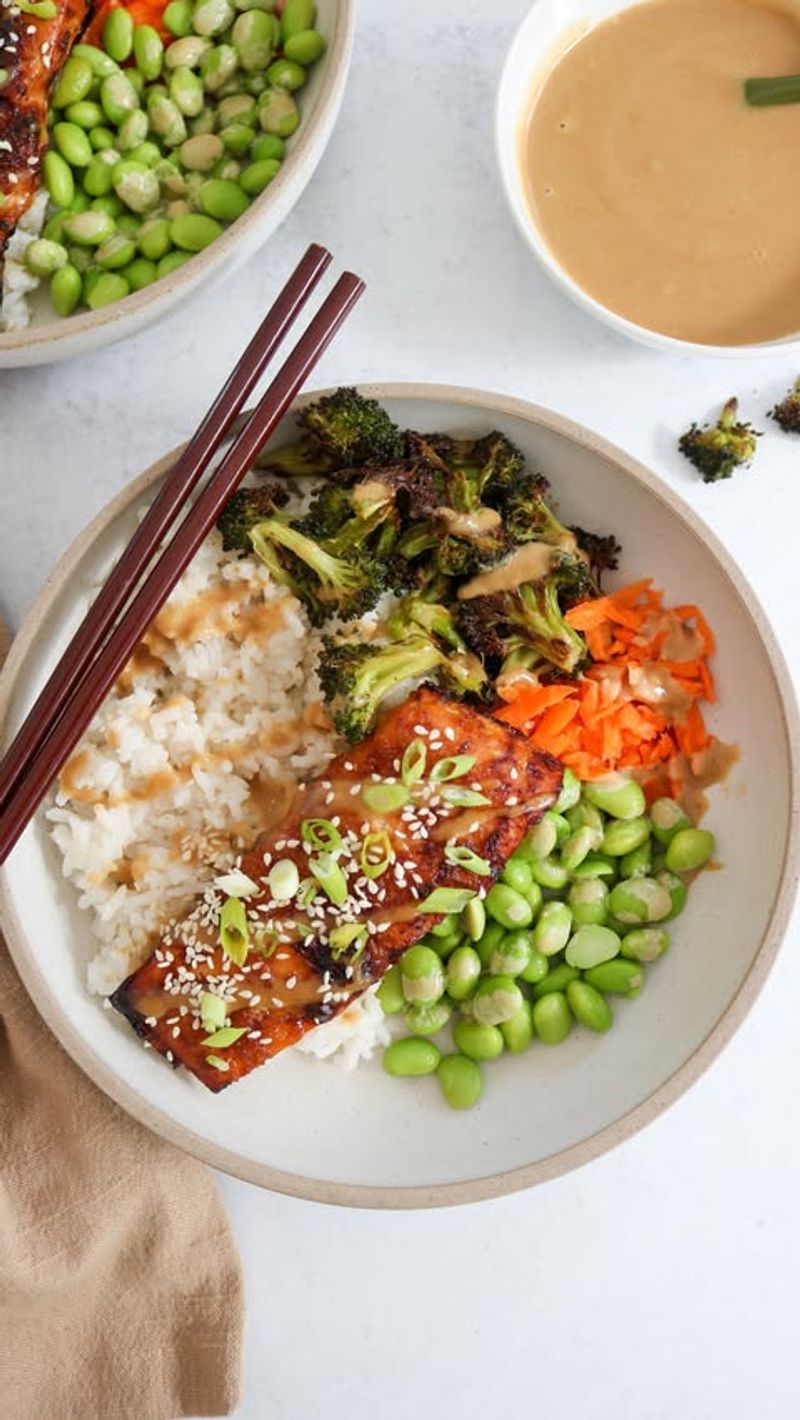 Teriyaki Salmon Bowl