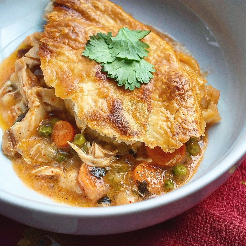 Thai Chicken Curry Pie