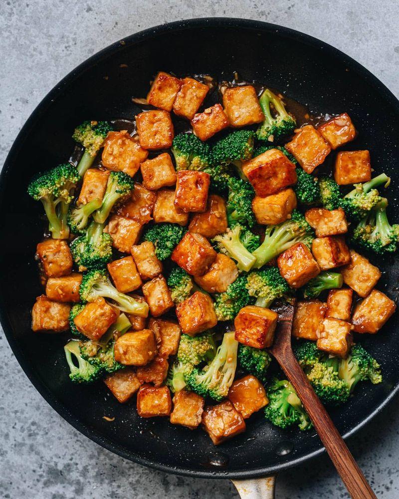 Tofu Stir-fry with Broccoli