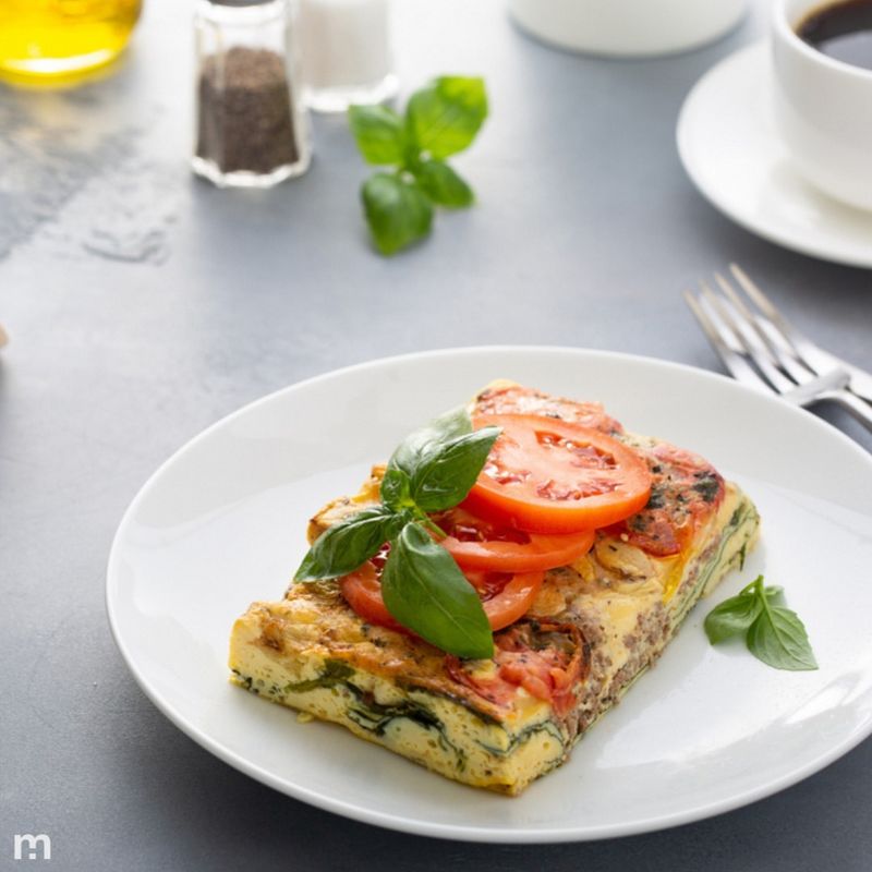 Tomato and Basil Frittata