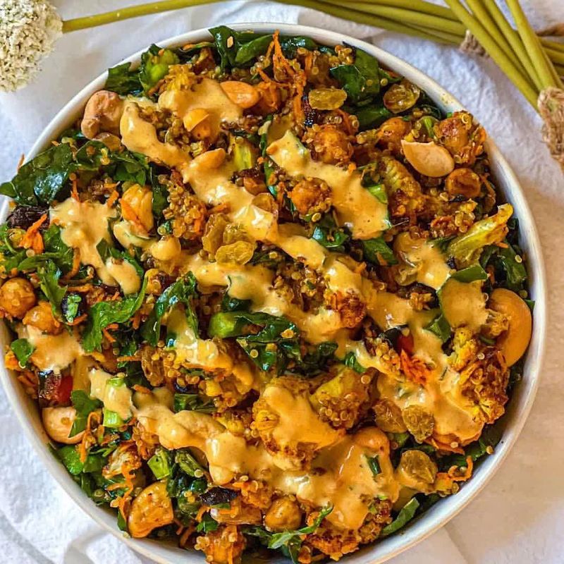 Turmeric Roasted Cauliflower and Chickpeas