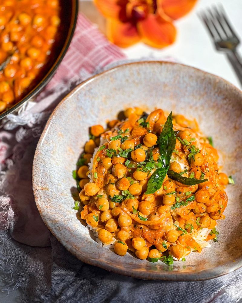 Vegetable and Chickpea Curry