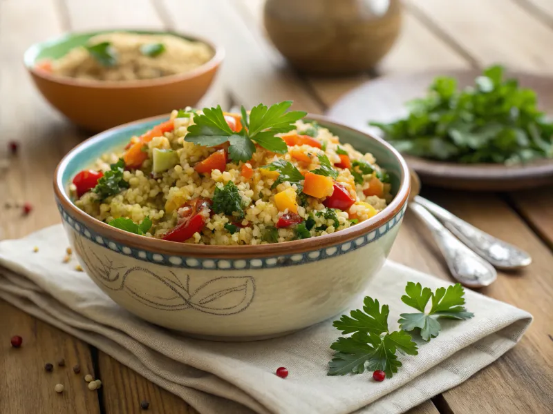 Vegetable and Quinoa Pilaf