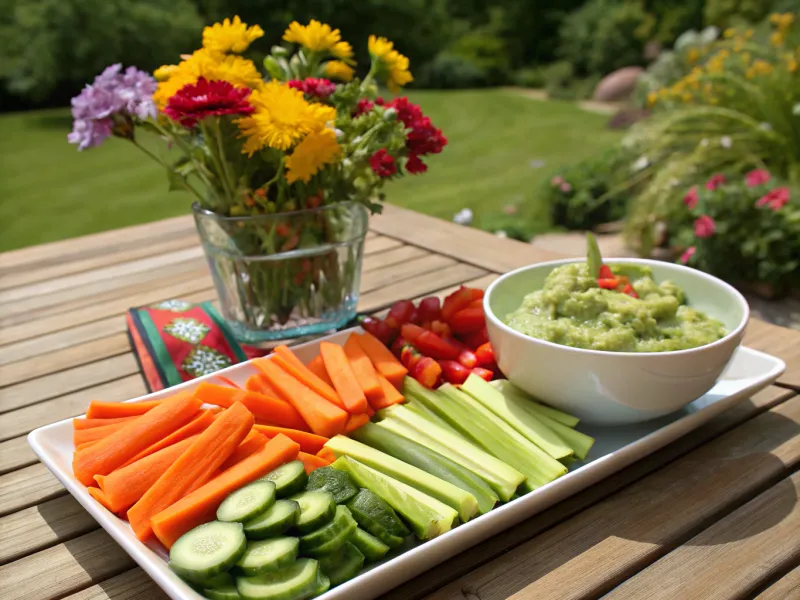 Veggie Sticks with Guacamole