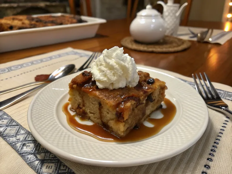 Warm Bread Pudding