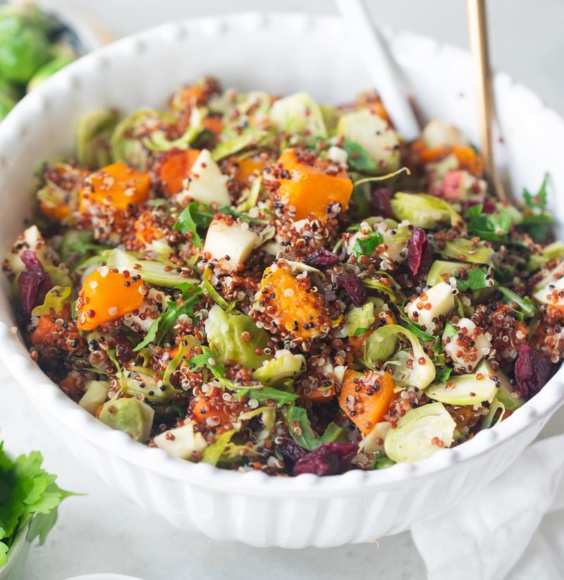 Warm Quinoa Salad with Roasted Vegetables