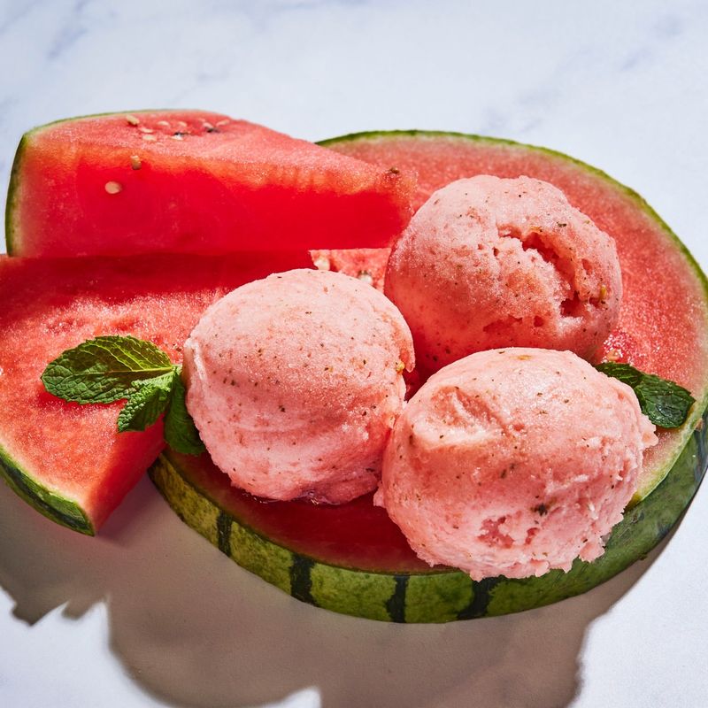 Watermelon Mint Sorbet