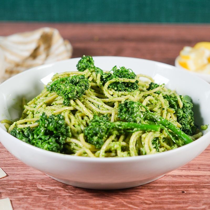 Whole Wheat Pasta with Pesto