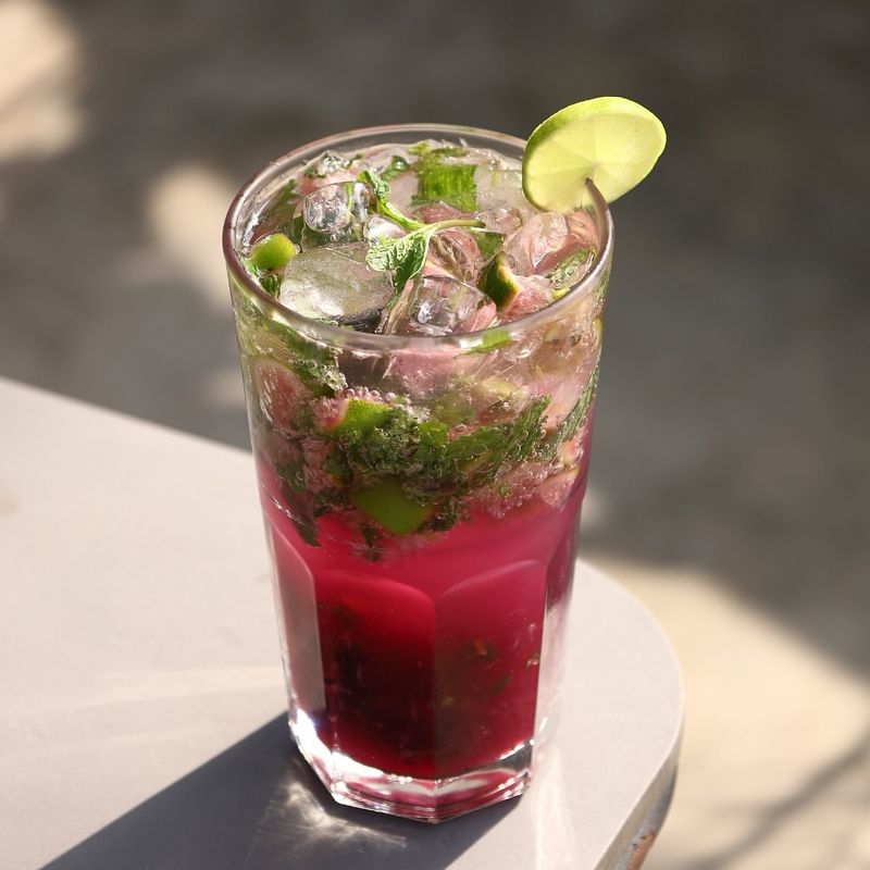 Winter Berry Mojito
