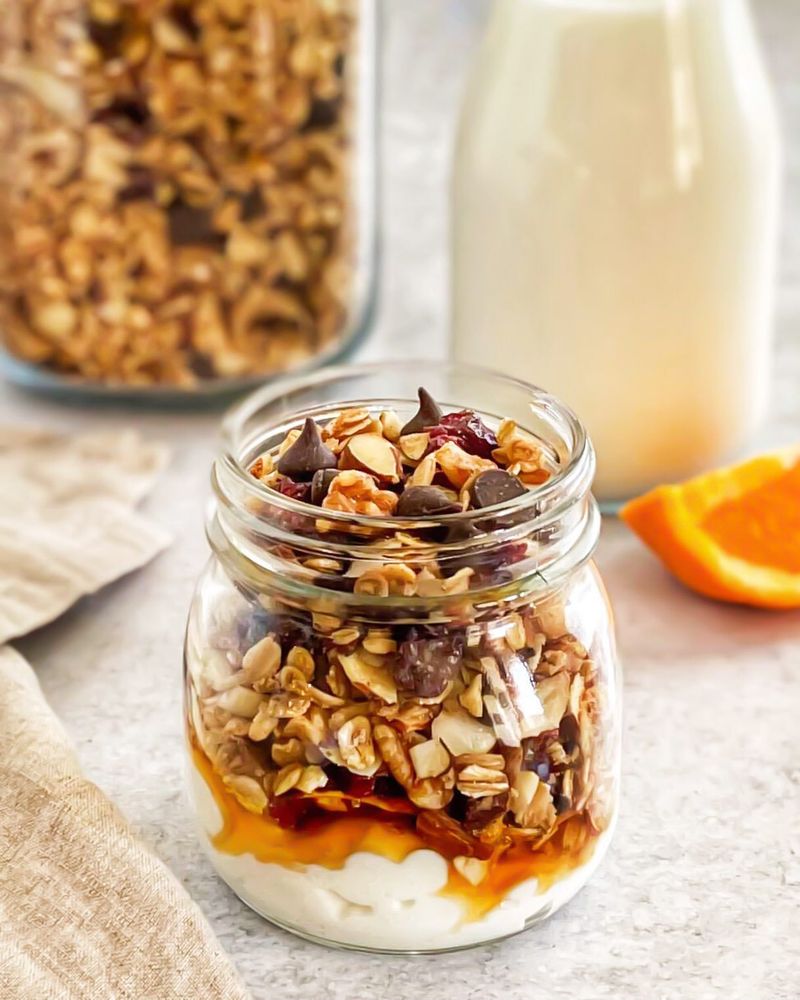 Yogurt and Nut Granola