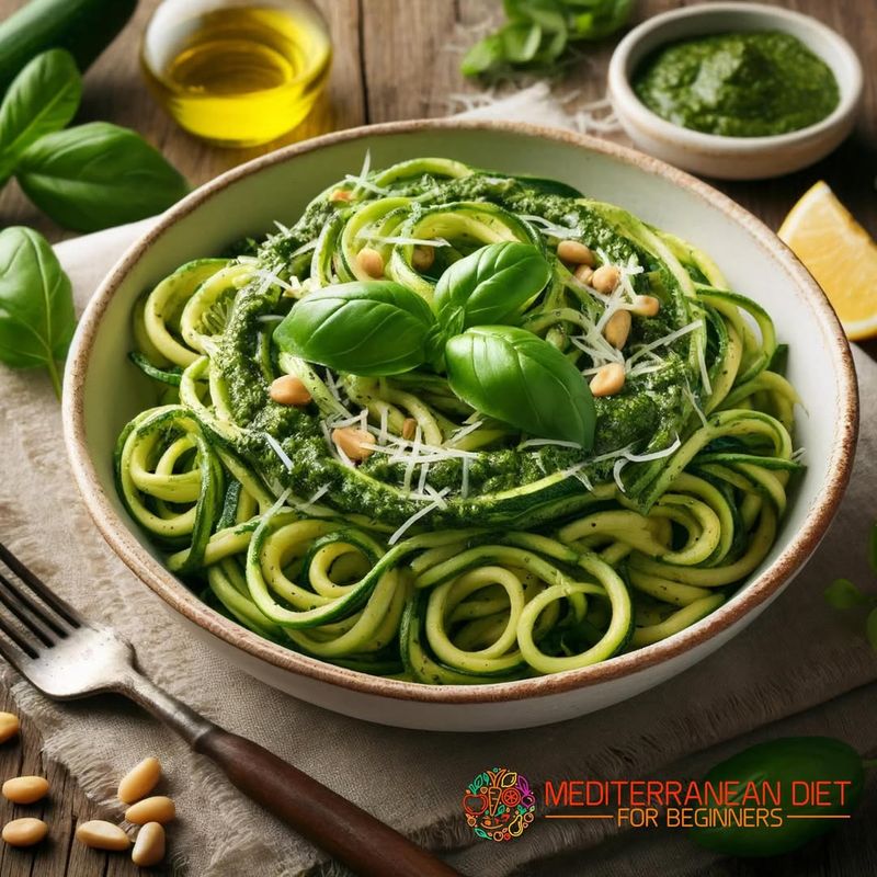 Zucchini Noodles with Pesto