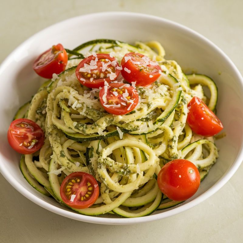 Zucchini Noodles with Pesto