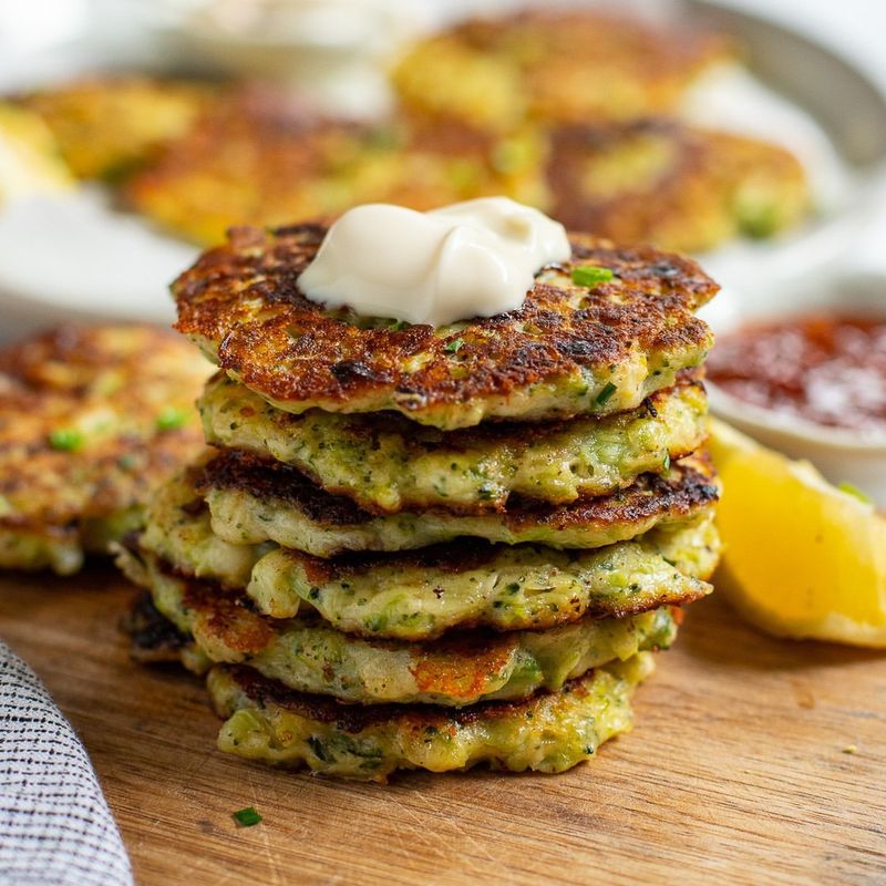 Zucchini and Carrot Fritters