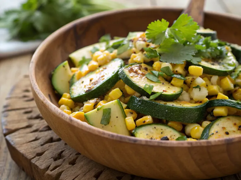 Zucchini and Corn Salad