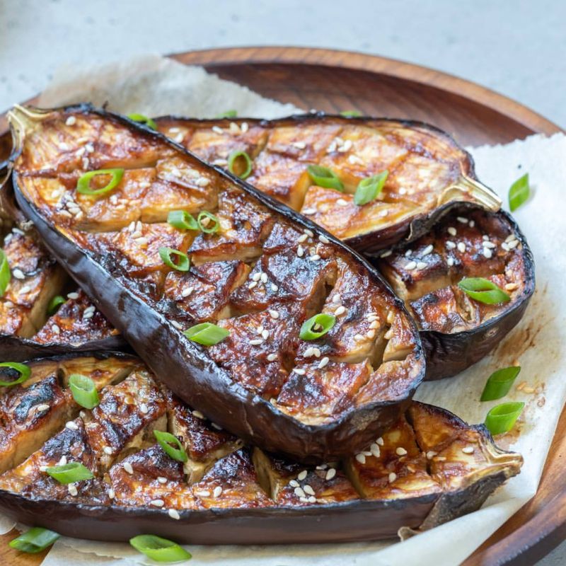 Miso-Glazed Eggplant