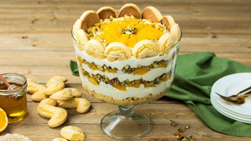 Orange Pistachio Trifles