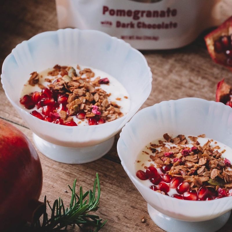 6. Crunch with Pomegranate Seeds