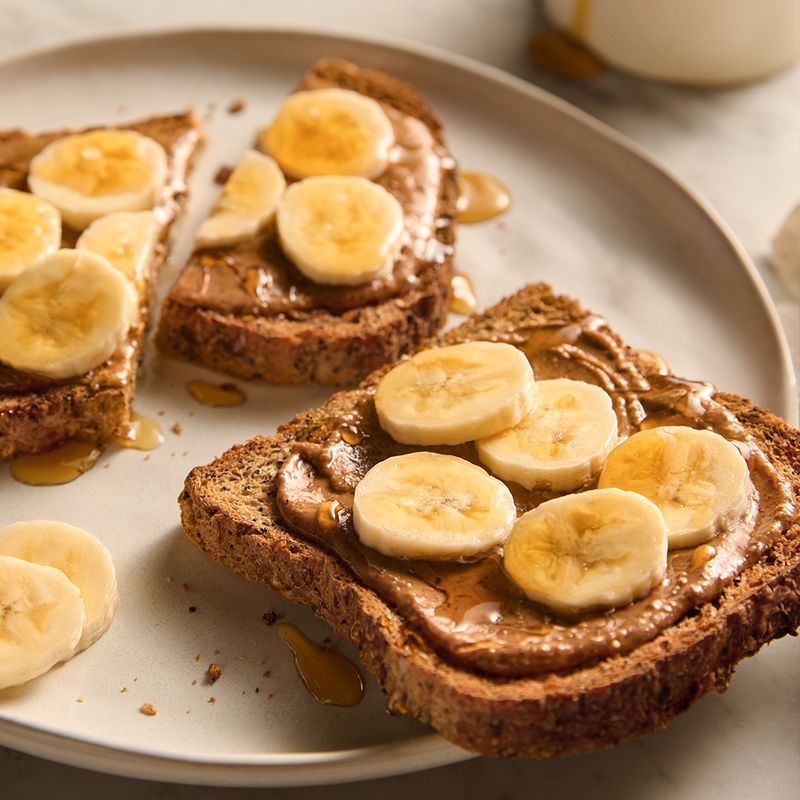 Almond Butter and Banana Sandwich