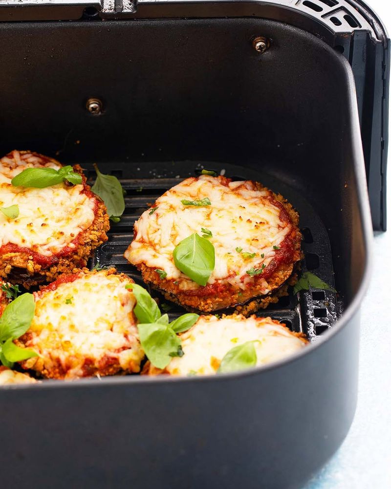 Air Fryer Eggplant Parmesan