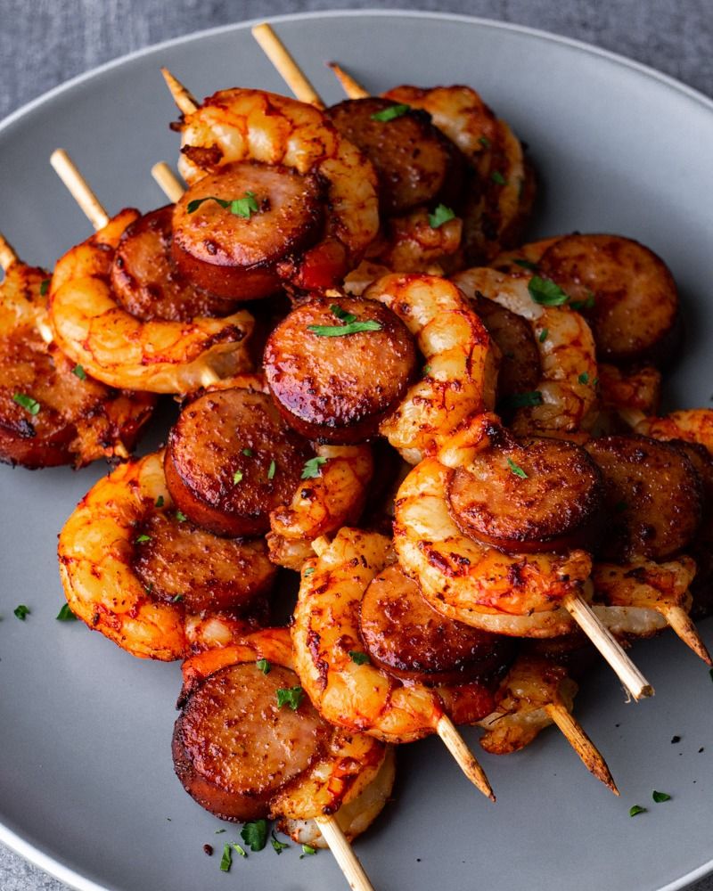 Air Fryer Shrimp Skewers