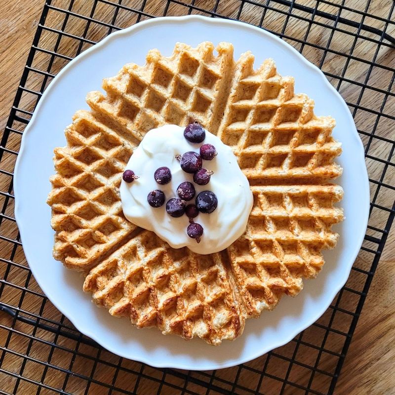 Amaranth Flour Waffles