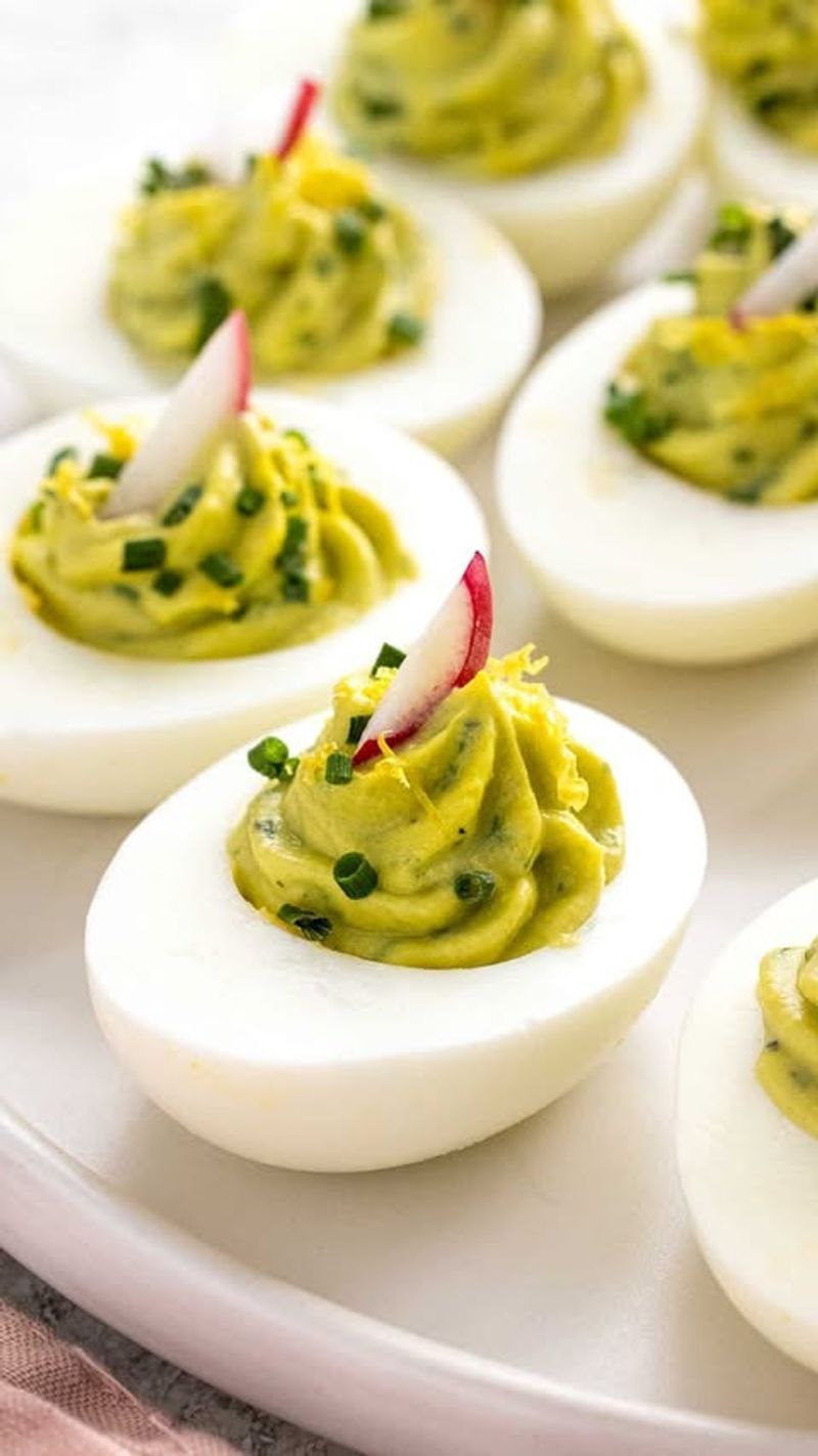 Avocado Deviled Eggs