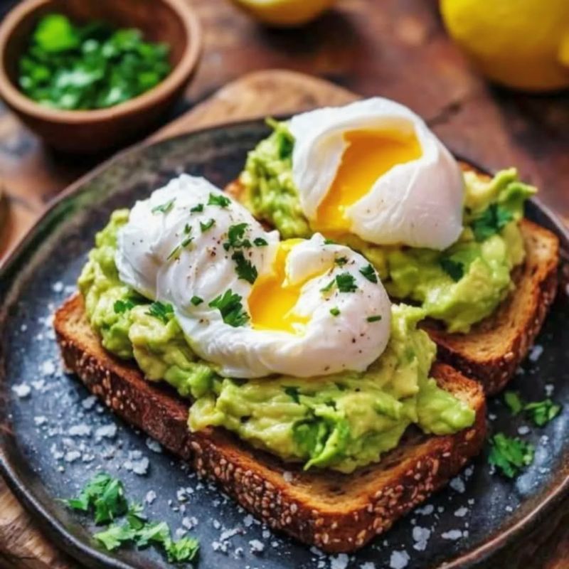 Avocado Toast with Poached Egg