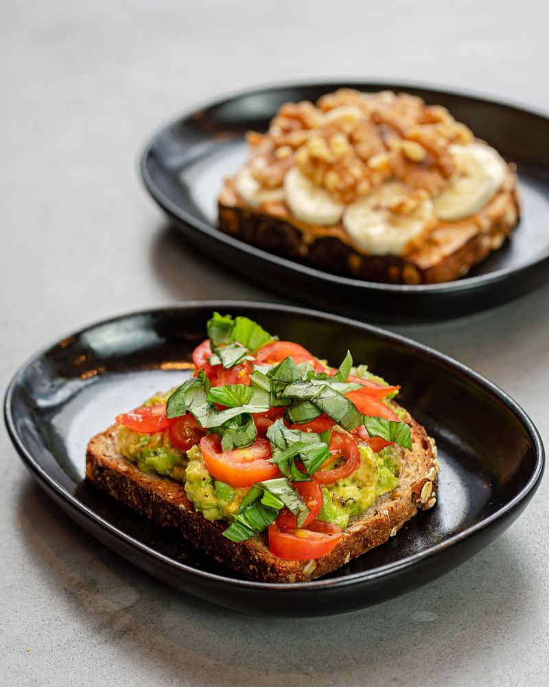 Avocado Toast with Tomato and Basil