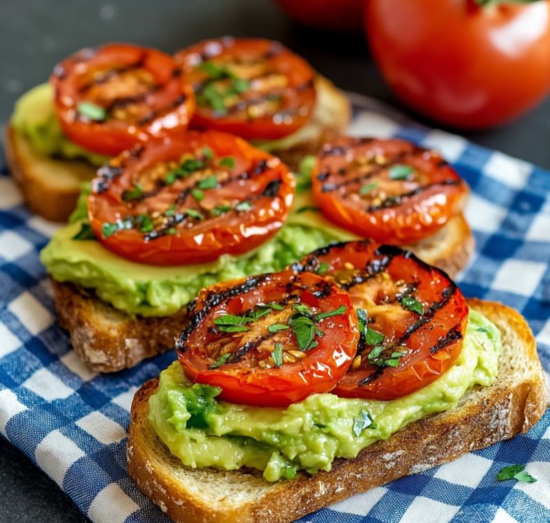 Avocado and Tomato Toast
