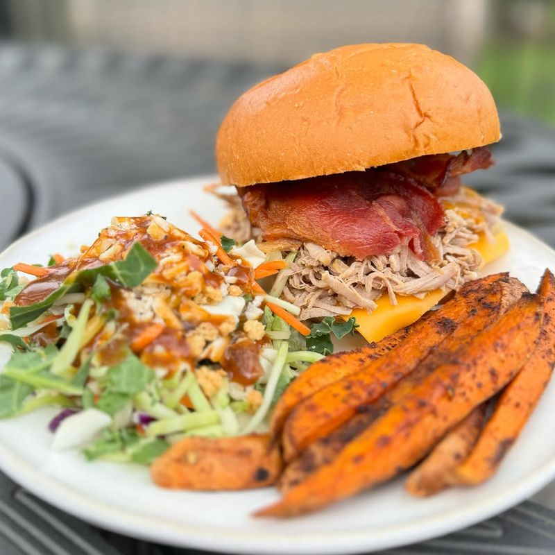 BBQ Pulled Pork and Cheddar