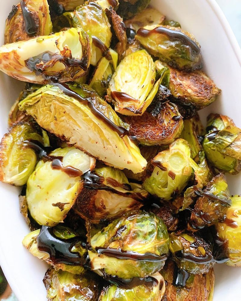 Balsamic Glazed Brussels Sprouts