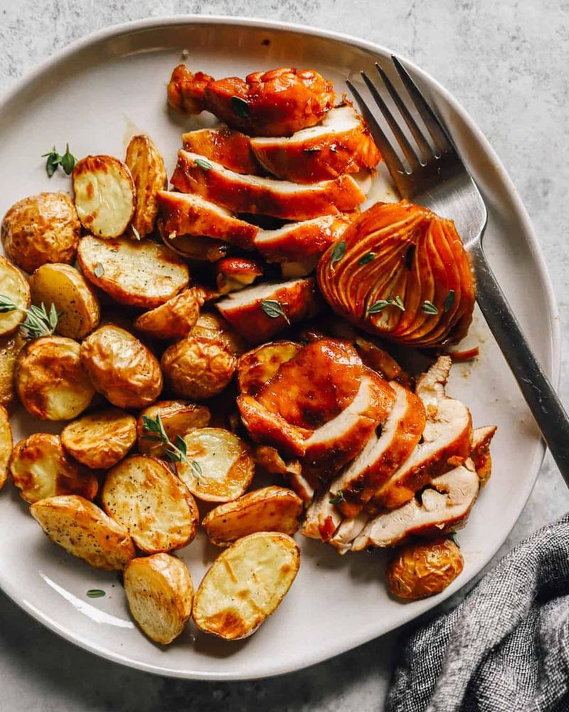Balsamic Glazed Chicken and Vegetables