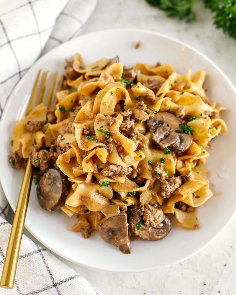 Beef Stroganoff Casserole