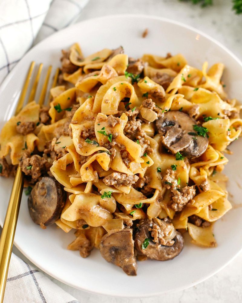 Beef Stroganoff Casserole