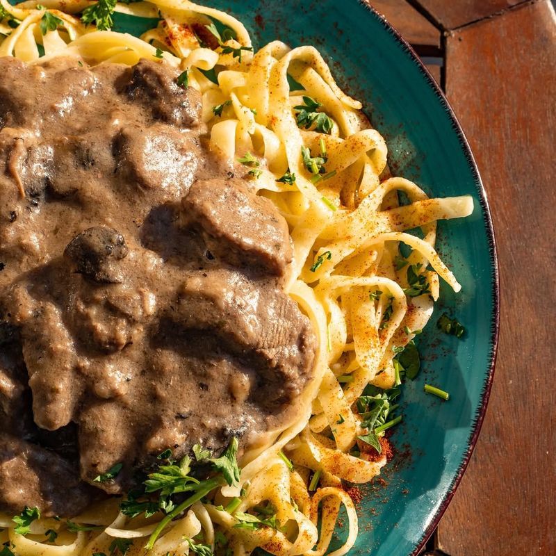 Beef Stroganoff - Russia