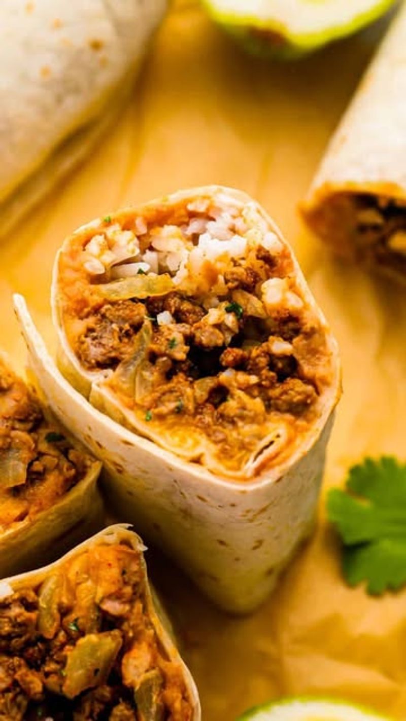 Beef and Bean Burritos