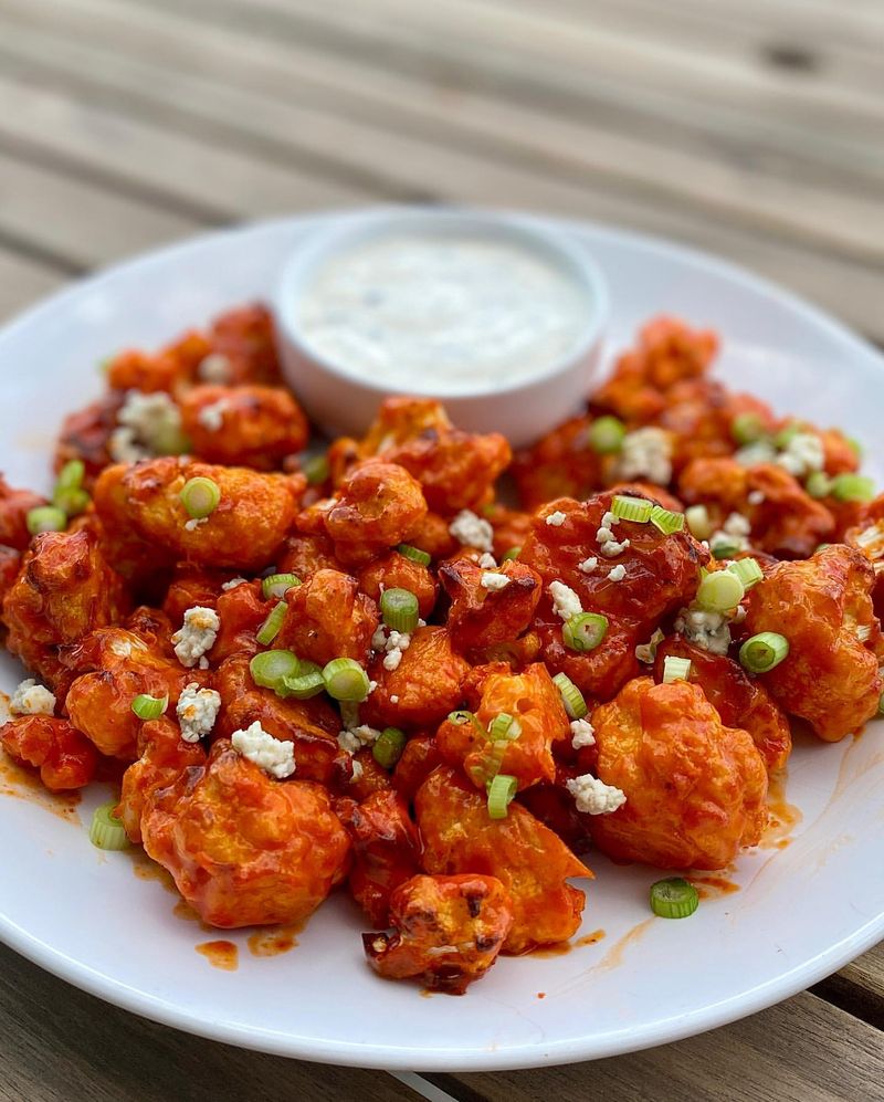 Buffalo Cauliflower Bites