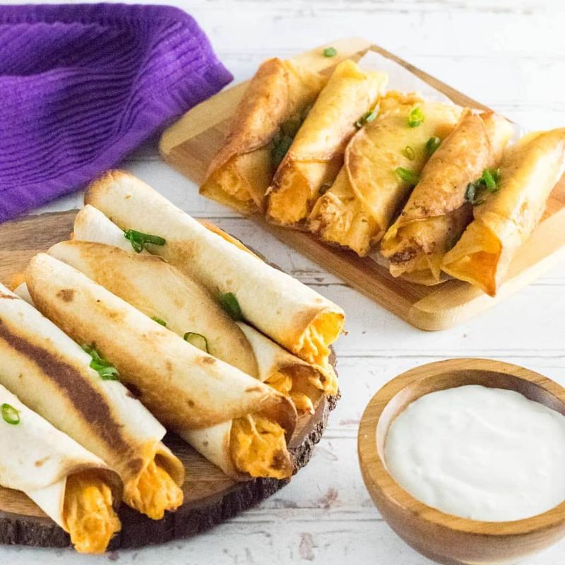 Buffalo Chicken Taquitos