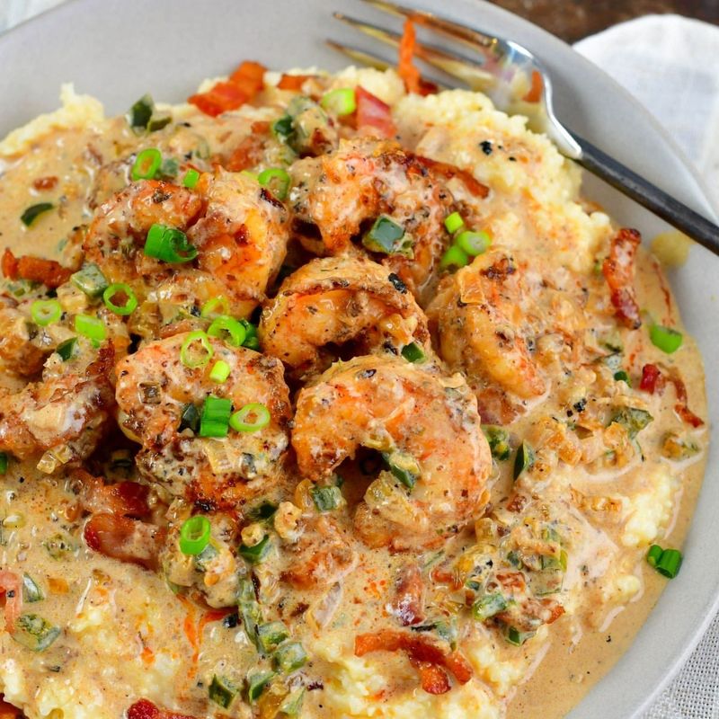 Cajun Shrimp and Grits