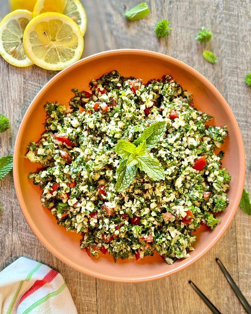 Cauliflower Rice Tabbouleh